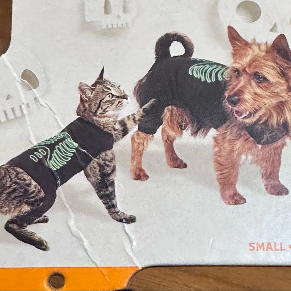 Hyde & EEK!‎ Glow in the dark Halloween Skeleton Dog or Cat Pajama, small